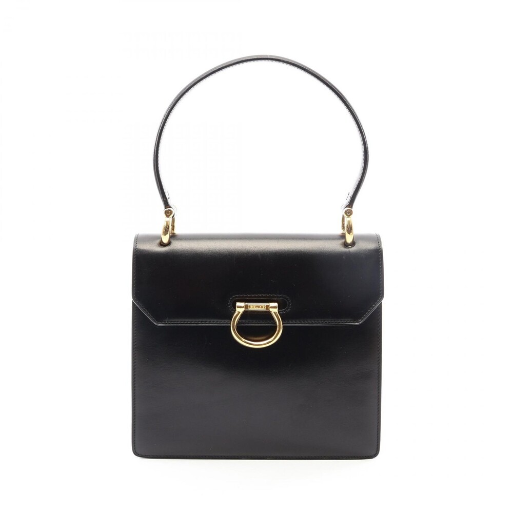 Celine Handbag Leather Black Used Women #369006C45B